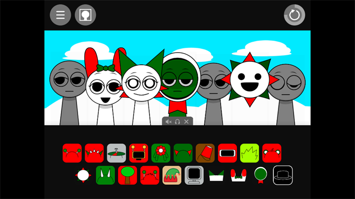 节奏盒子sprunki圣诞节模组 sprunki christmas模组