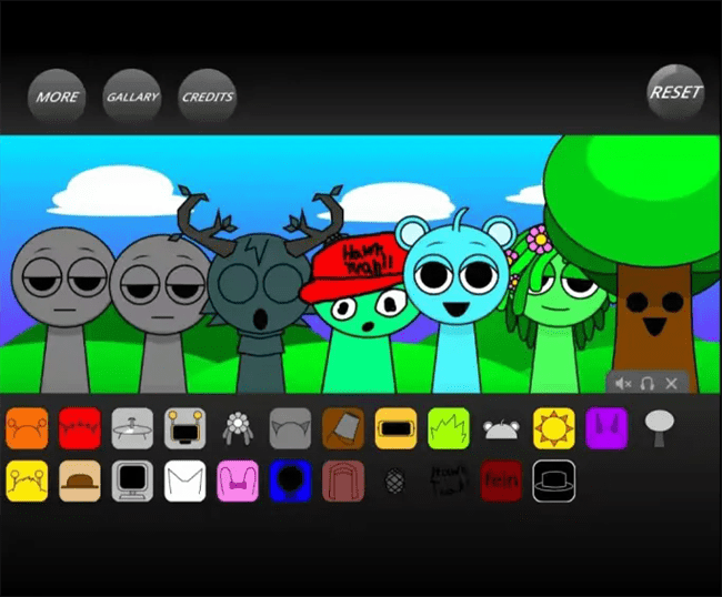 节奏盒子Sprunki简笔画版模组