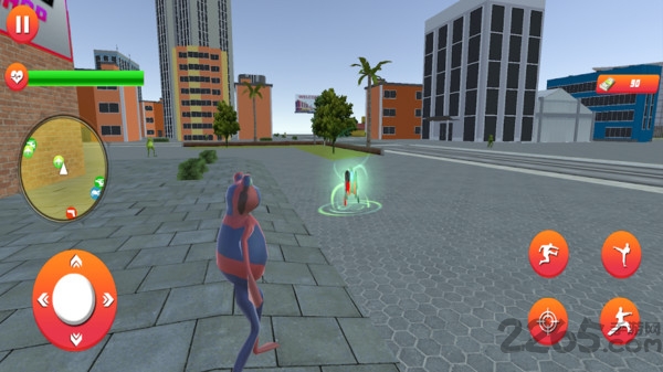 神奇蜘蛛青蛙英雄破解版