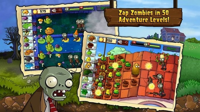 pvz植物大战僵尸95版手机版(plants vs zombies free)