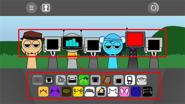 节奏盒子sprunki监控人模组最新版 sprunki节奏盒子监控人模组