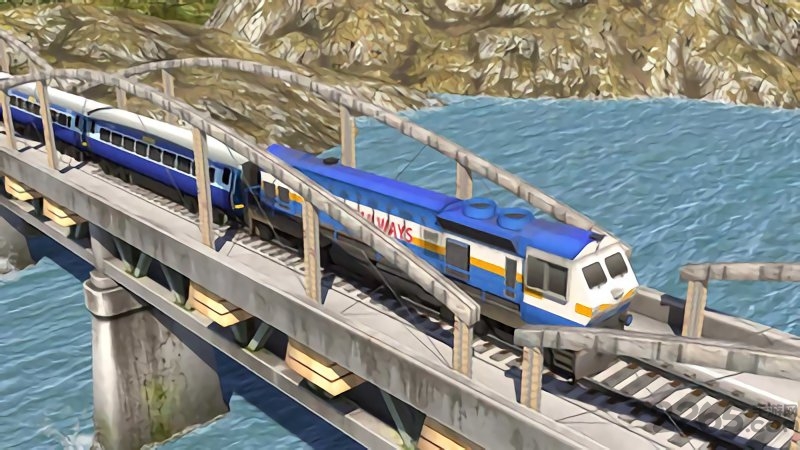 印度火车山地驾驶游戏