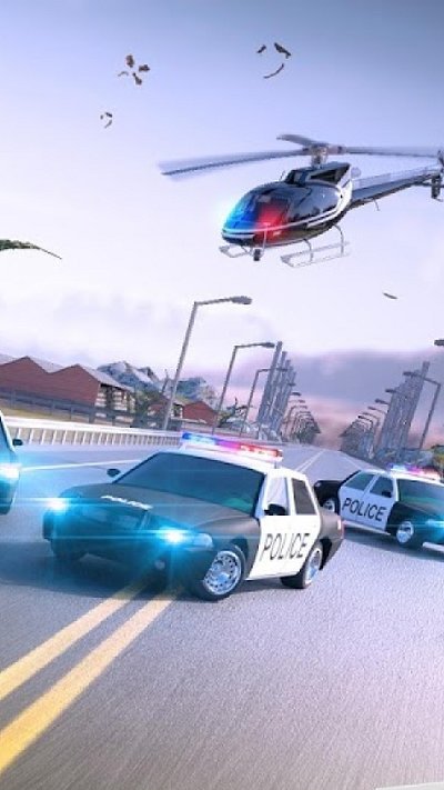 警车模拟器公路赛车中文版