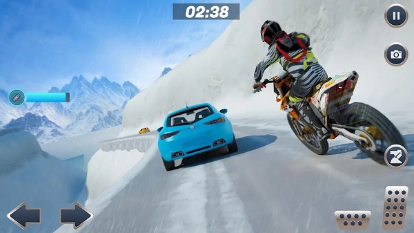 山地自行车雪地摩托赛最新版(Mountain Bike Snow Moto Racing)