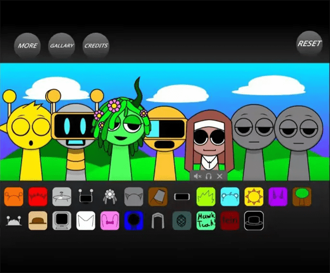 节奏盒子sprunki简笔画自制版 节奏盒子sprunki简笔画版模组