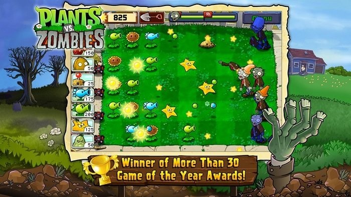 pvz植物大战僵尸95版手机版(plants vs zombies free)