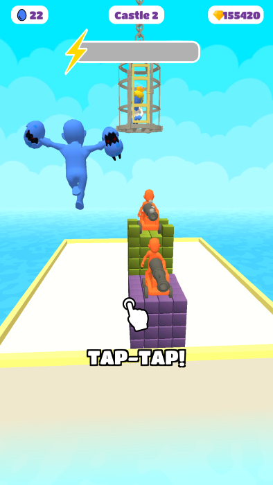 爆炸酷跑防守游戏