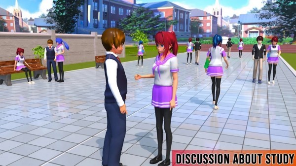 动漫高中生活模拟器游戏
