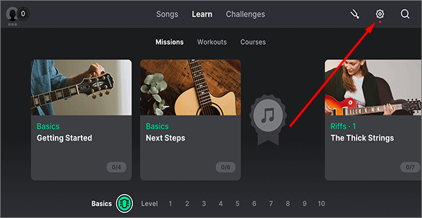 yousician最新版设置中文教程
