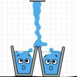 倒满水杯小游戏