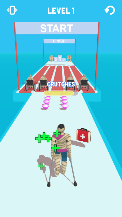 疯狂病人冲刺游戏