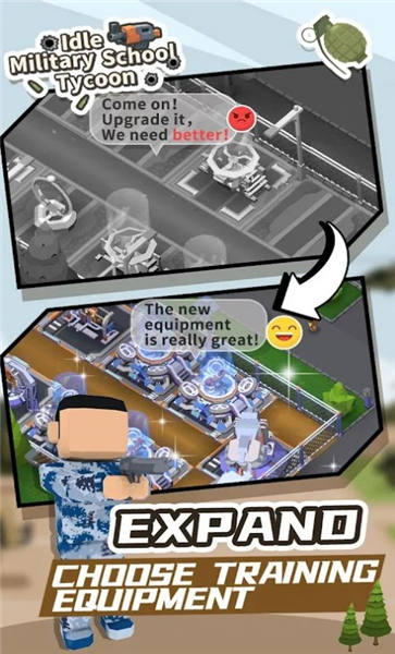 空闲的军校大亨手机版(idiemilitary school tycoon)