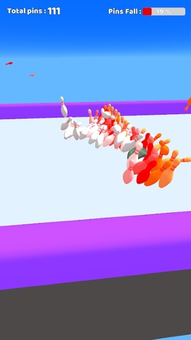 弹弓保龄球游戏(slingshot bowling)