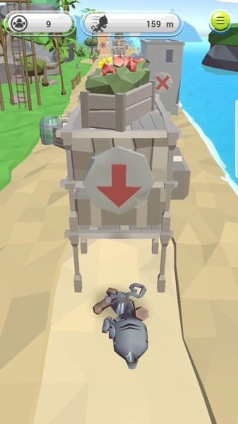 沙雕猫咪海滩跑酷游戏