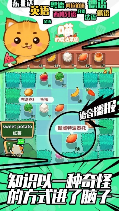 喵的魔法菜园游戏