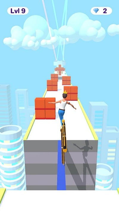 高跟鞋走钢丝游戏