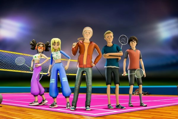 羽毛球对决1v1游戏