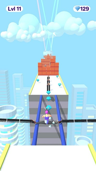 高跟鞋走钢丝游戏