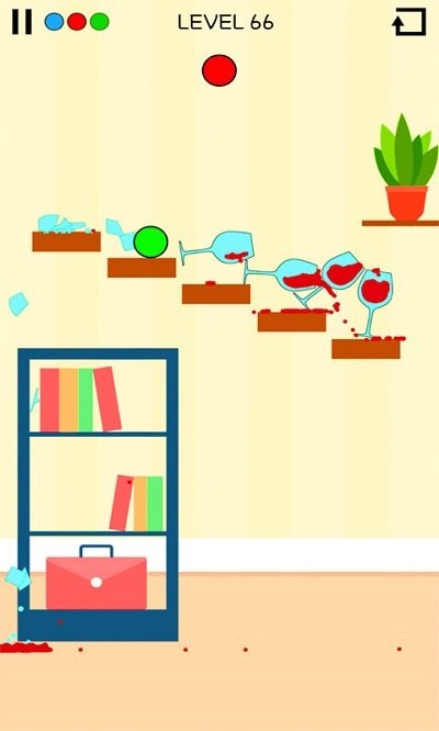 快乐画线玻璃杯游戏