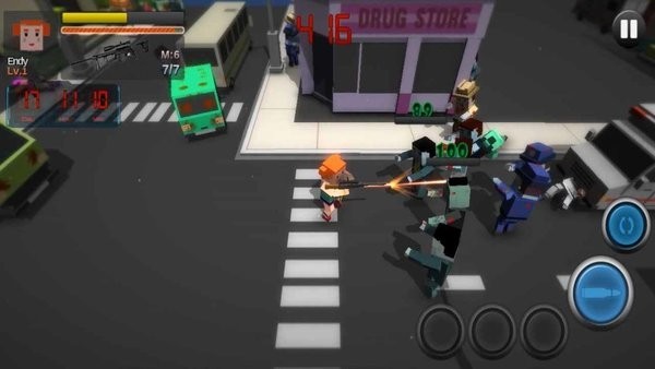 像素求生之路游戏(last4dead僵尸之城)