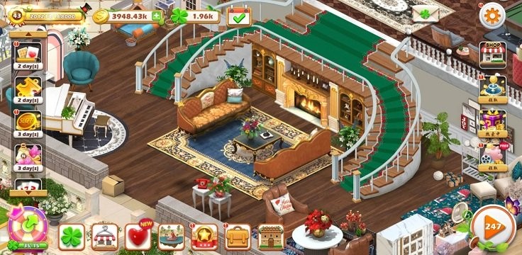 纸牌家居设计游戏(solitaire)