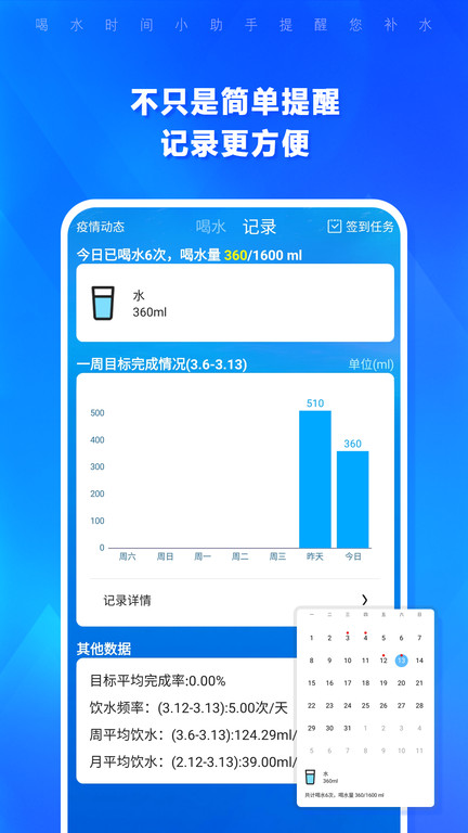 喝水提醒闹钟app(改名喝水时间)