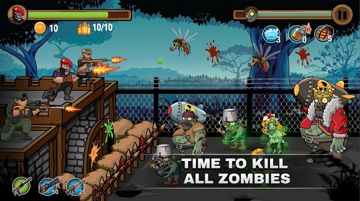 僵尸传奇防御战争游戏