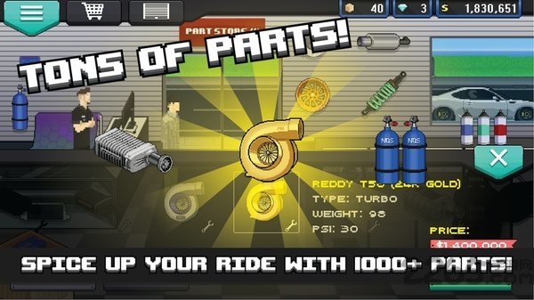 像素赛车手破解版无限钻石 像素赛车手无限金币版下载