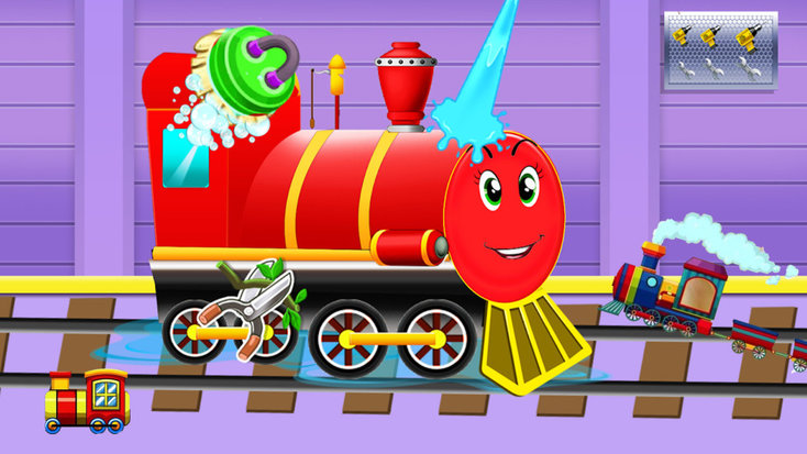 儿童火车模拟世界游戏