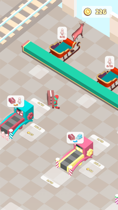 圣诞老人的玩具工厂游戏