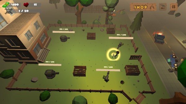 僵尸塔防战游戏