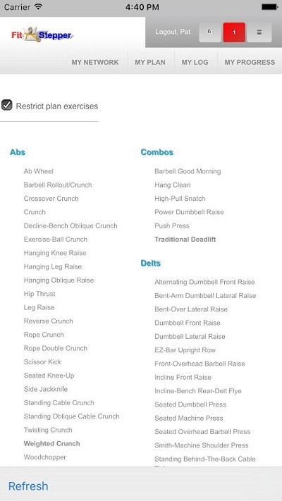 健身计算器软件(fit stepper)