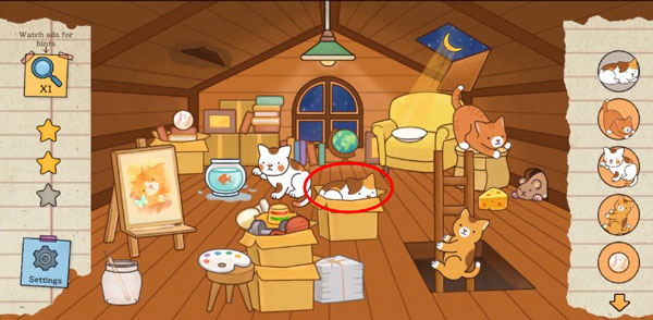 喵侦探咪雅游戏第二关教程 喵侦探咪雅游戏第二关教程