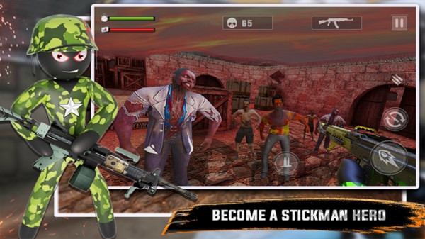 火柴人僵尸防御战中文破解版