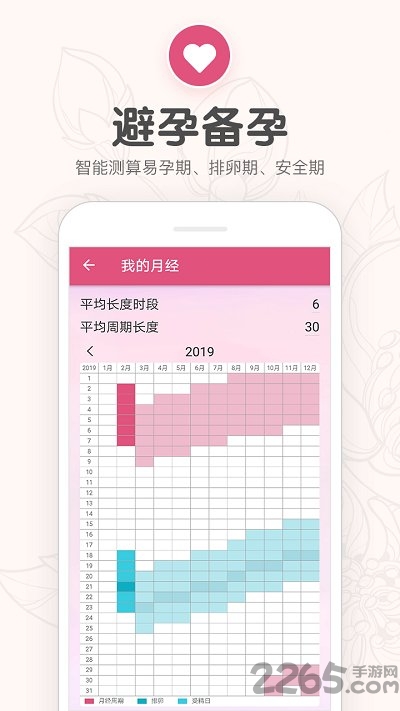 月经期提醒日历手机版