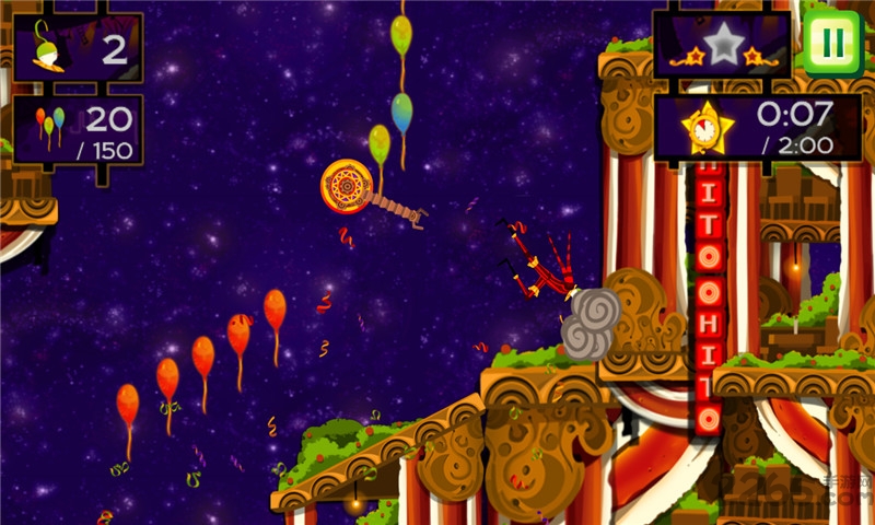 小丑维尔卡尼的杂技秀场游戏