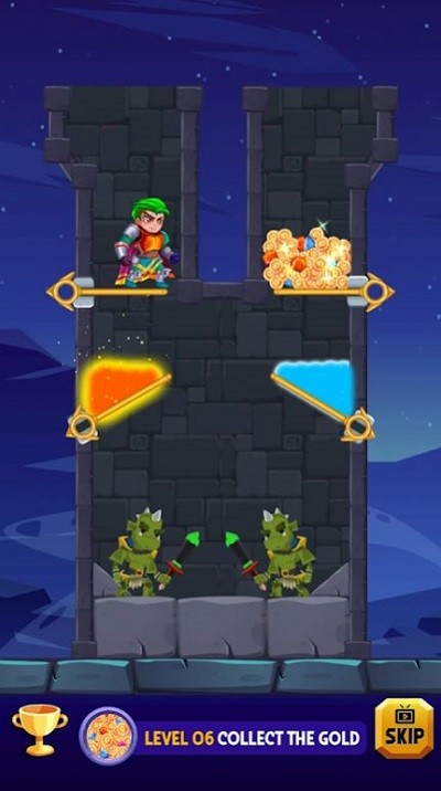 地牢拯救公主游戏(Hero Rescue Pull The Pin)