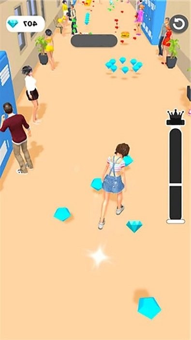 猫步美女跑游戏