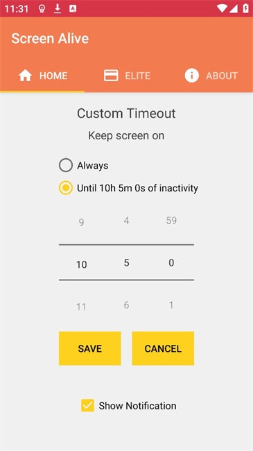 屏幕常亮助手最新版本(Screen Alive)