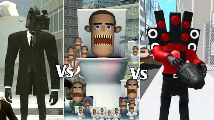 马桶人大战监控人游戏