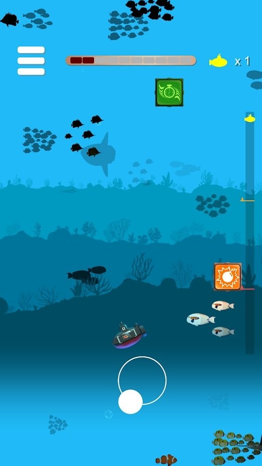 潜水艇深海探险游戏