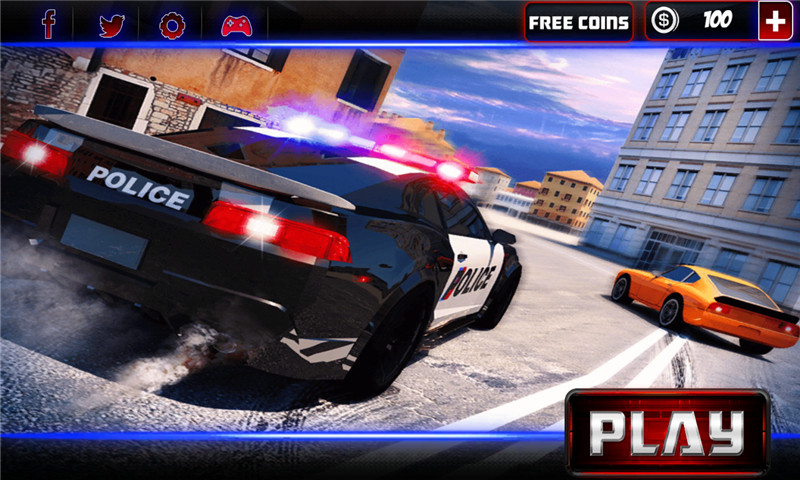 警察追捕3d游戏(Police Chase Adventure Sim 3D)