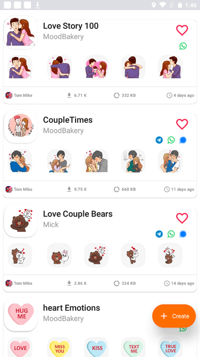 爱贴纸app(love stickers)