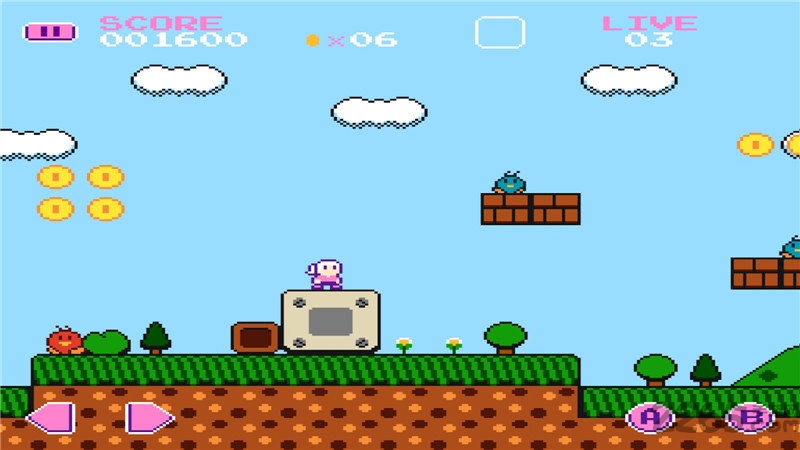 超级跳跃女孩手机游戏