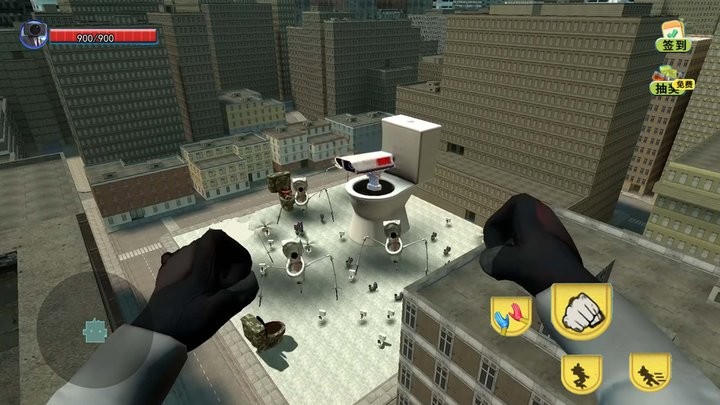 马桶人大战监控人游戏