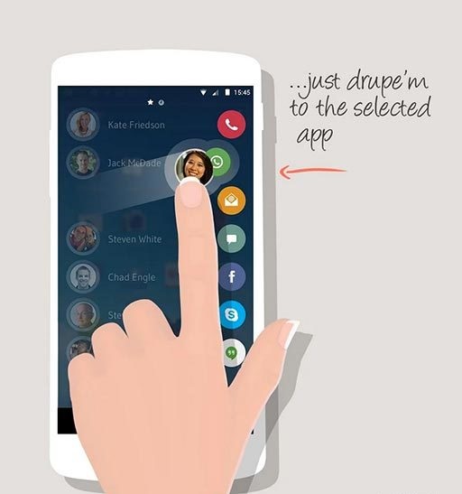 手机drupe通讯录专业版