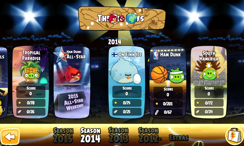 愤怒的小鸟四季破解版 愤怒的小鸟四季无限道具版