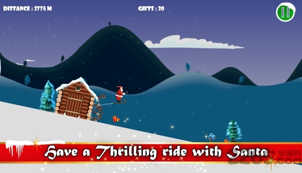 圣诞老人滑雪手机版