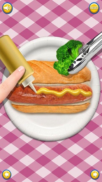 儿童香肠制作游戏