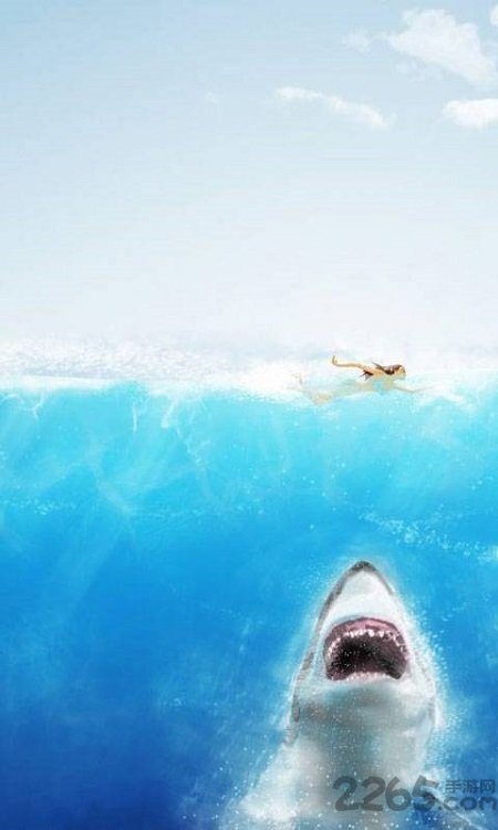 鲨鱼咬手指锁屏手机版